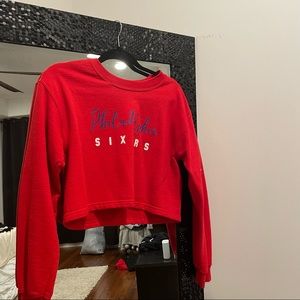 Philadelphia sixers crop top